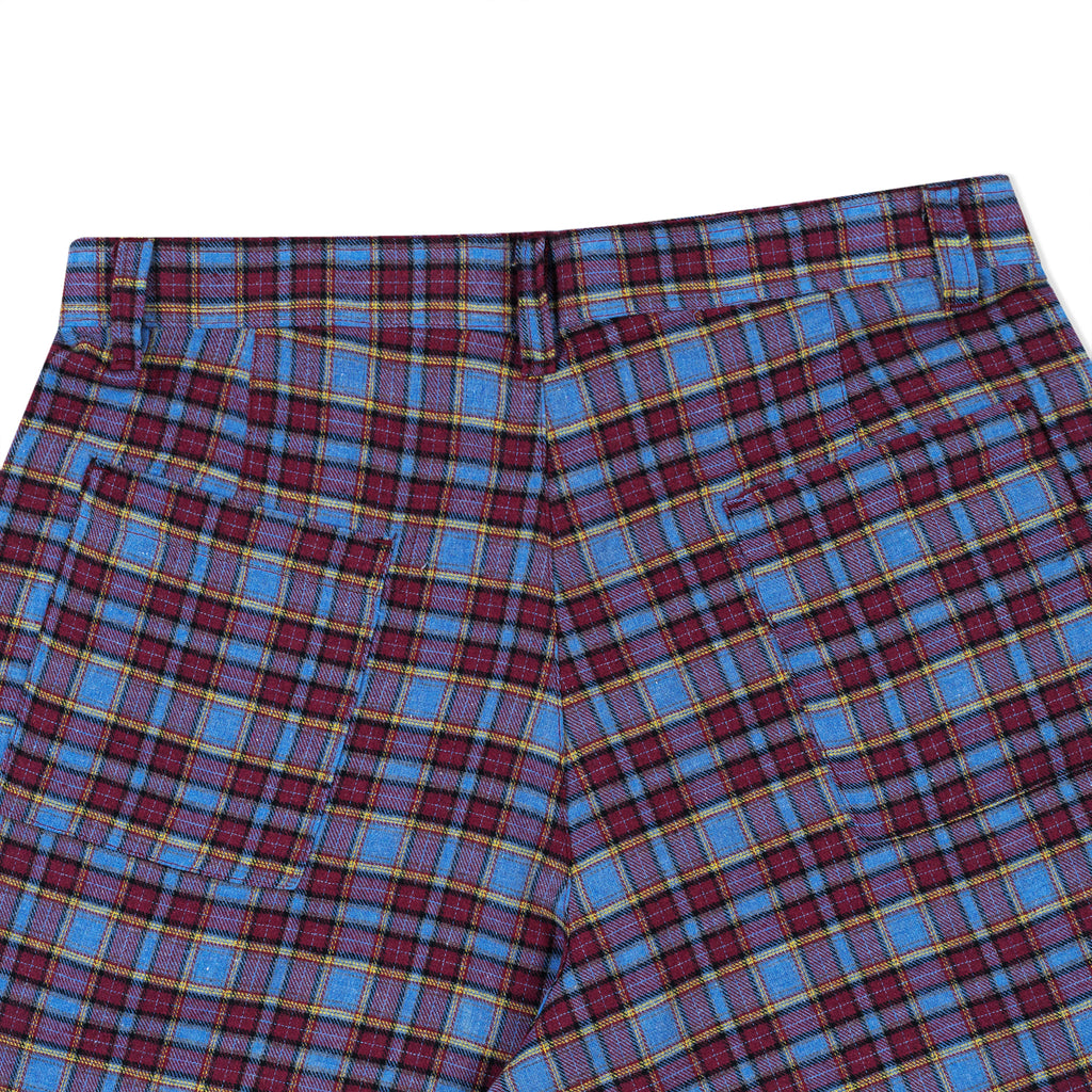 STEWART AMSTRONG Red Plaid Jorts