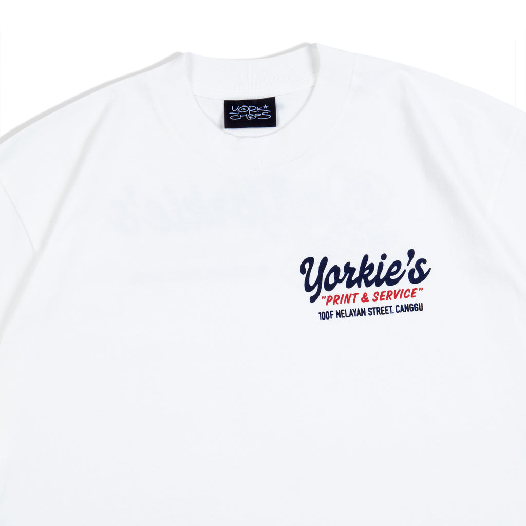 YORKIE White T-Shirt