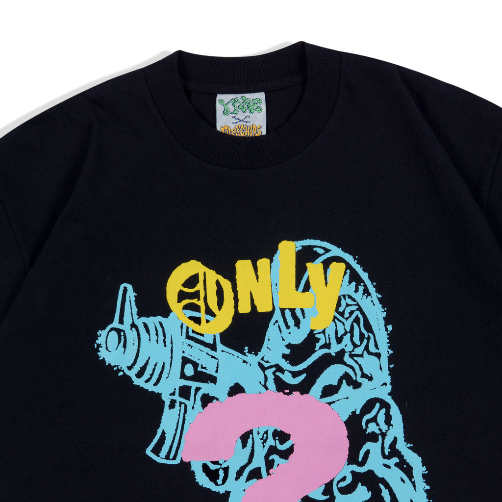 DOMZ ONLY THE REAL / CORNER BOOKS Artist Series Black T-Shirt