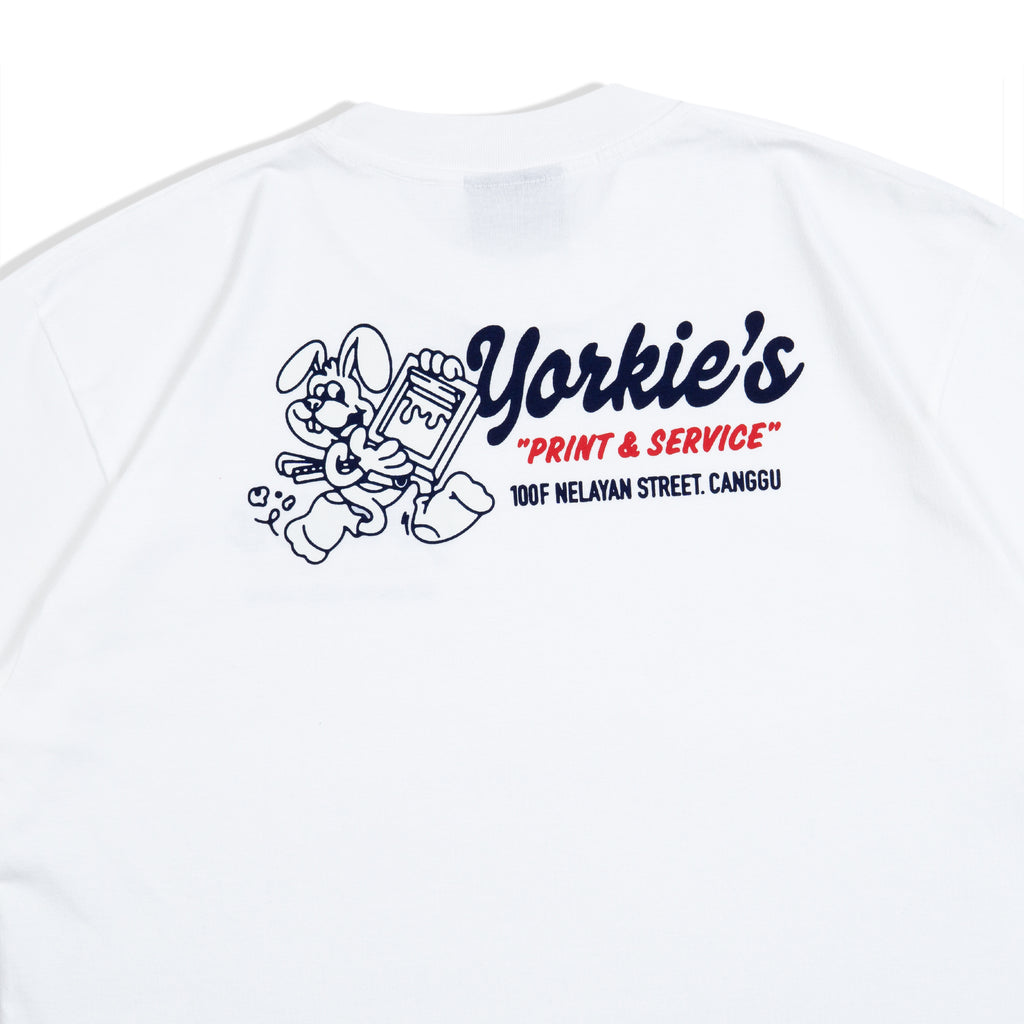 YORKIE White T-Shirt