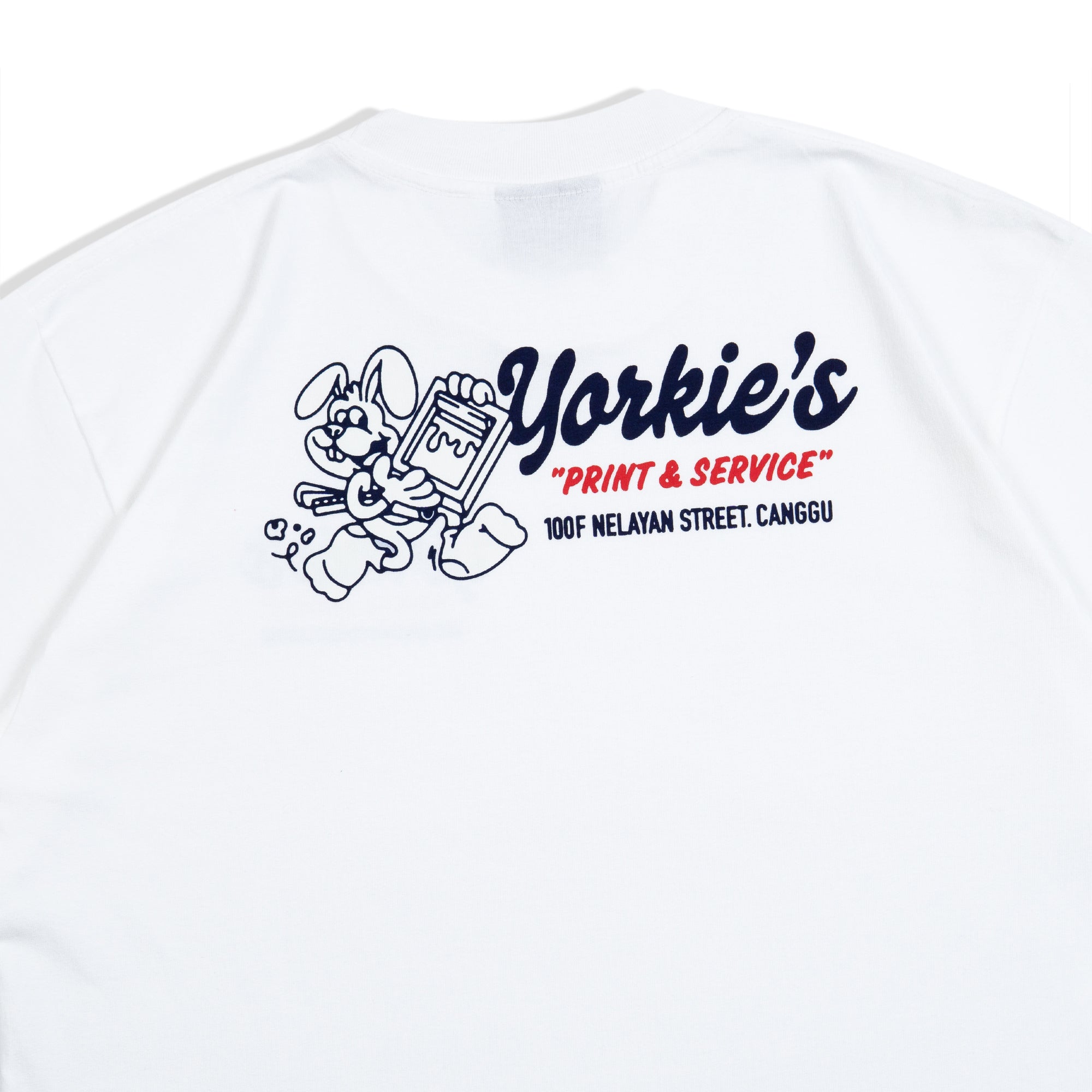 YORKIE White T-Shirt