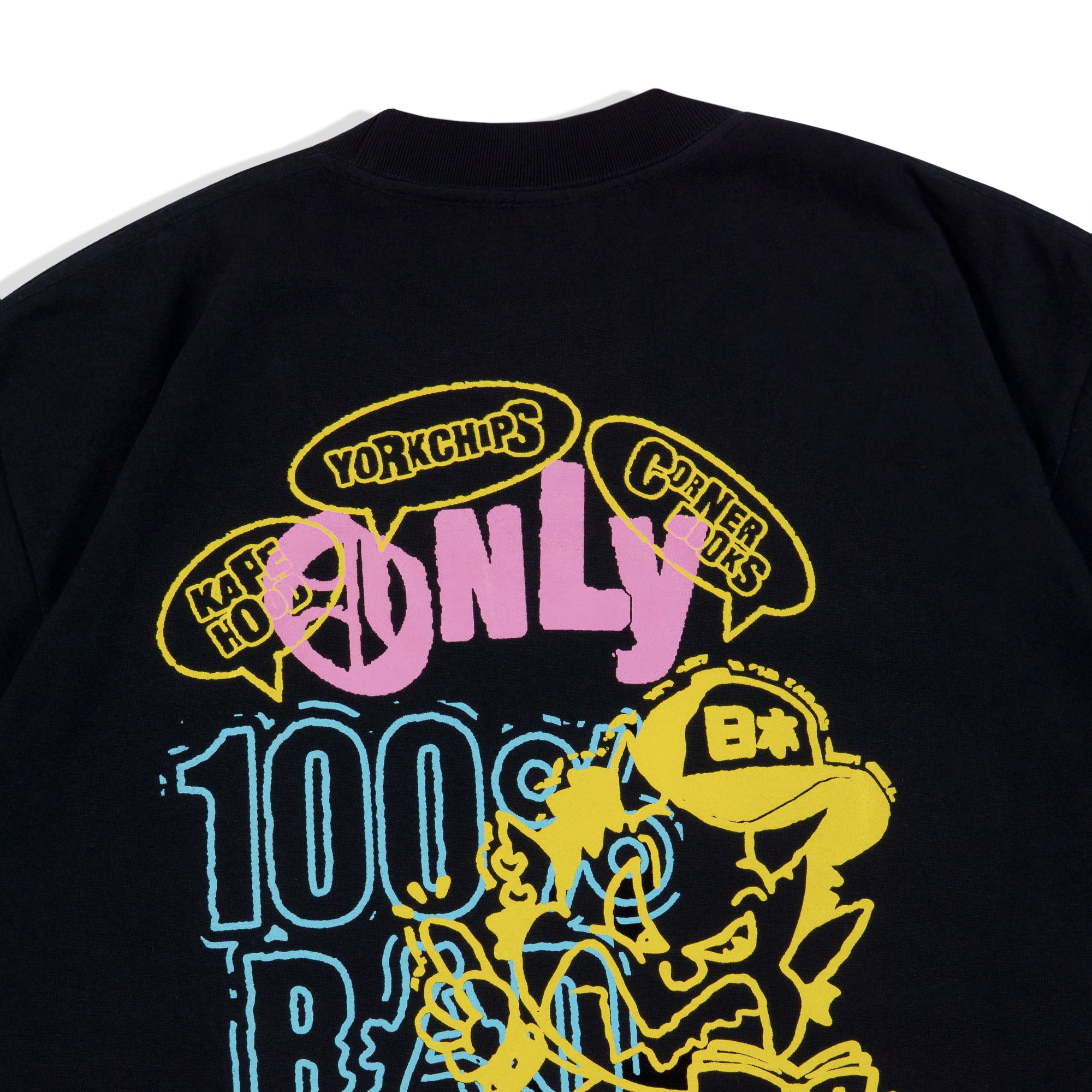 DOMZ ONLY THE REAL / CORNER BOOKS Artist Series Black T-Shirt