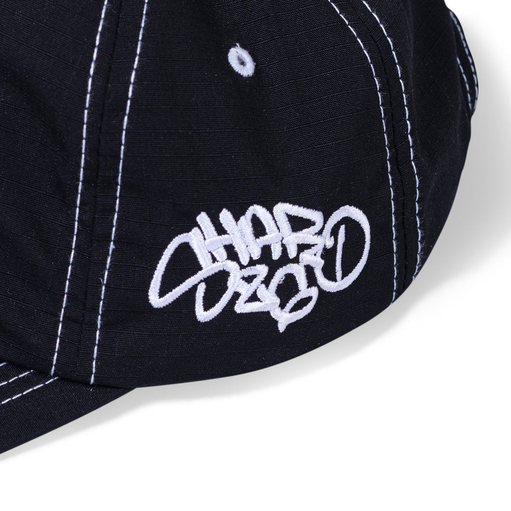 SHARO Black 6 Panel Cap