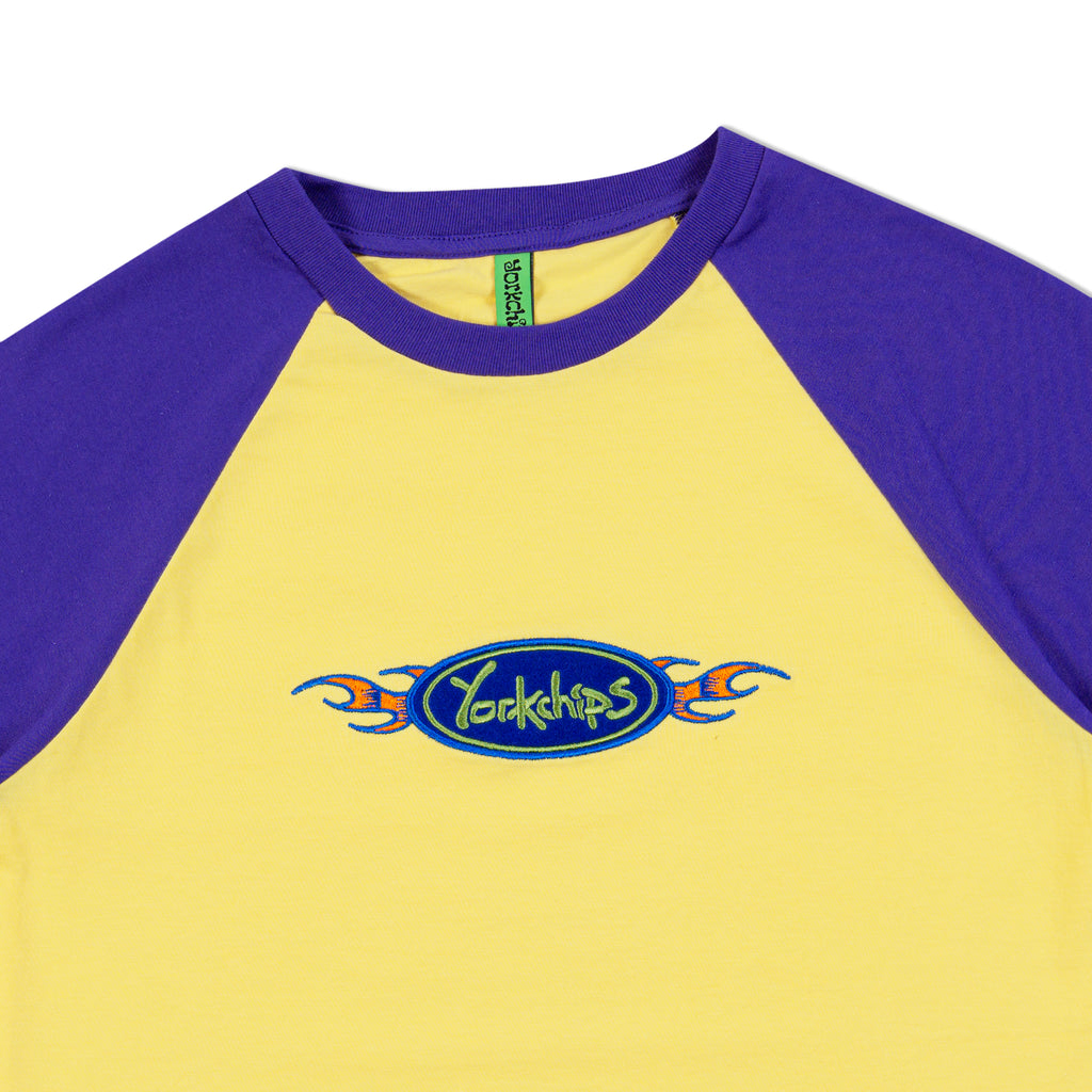 ODYSSEY Yellow Raglan Baby Tee